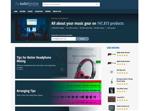 audiofanzine|AUDIOFANZINE music gear and instruments.